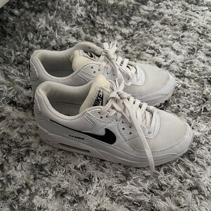 Nike Air Max Cream and Black Sneakers